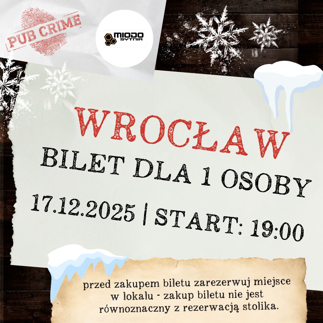 2025.12.17 Miodosytnia Wrocław [Środa]